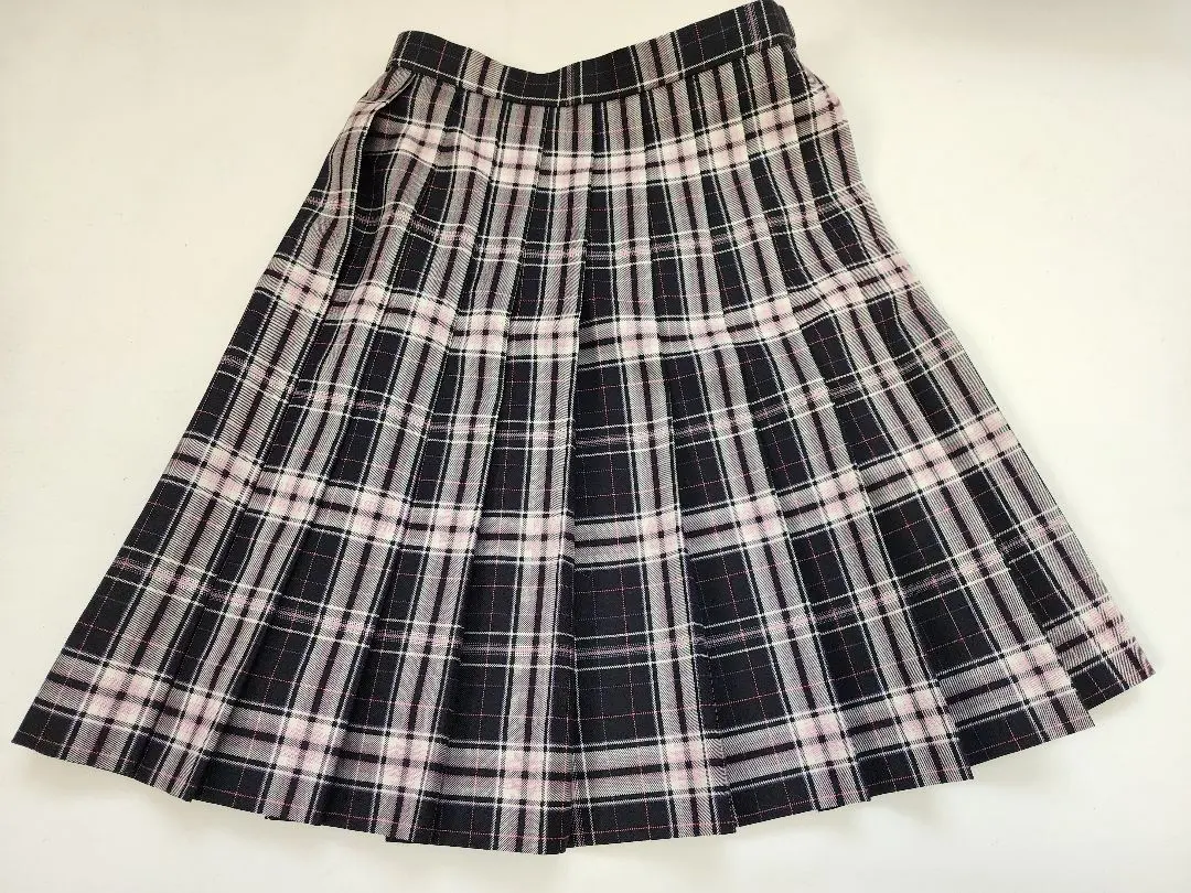 Thumbnail of Excellent condition [Benetton] Pink Check Skirt - Pink - Graduation Ceremony, Formal, Presentation