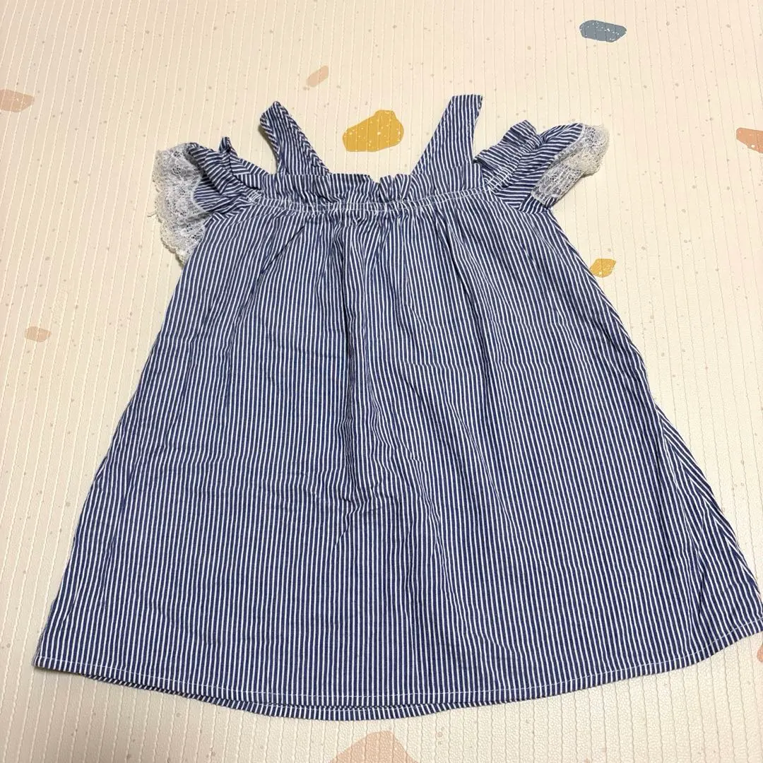 Thumbnail of Sleeveless Dress 90 Striped COMME CA ISM