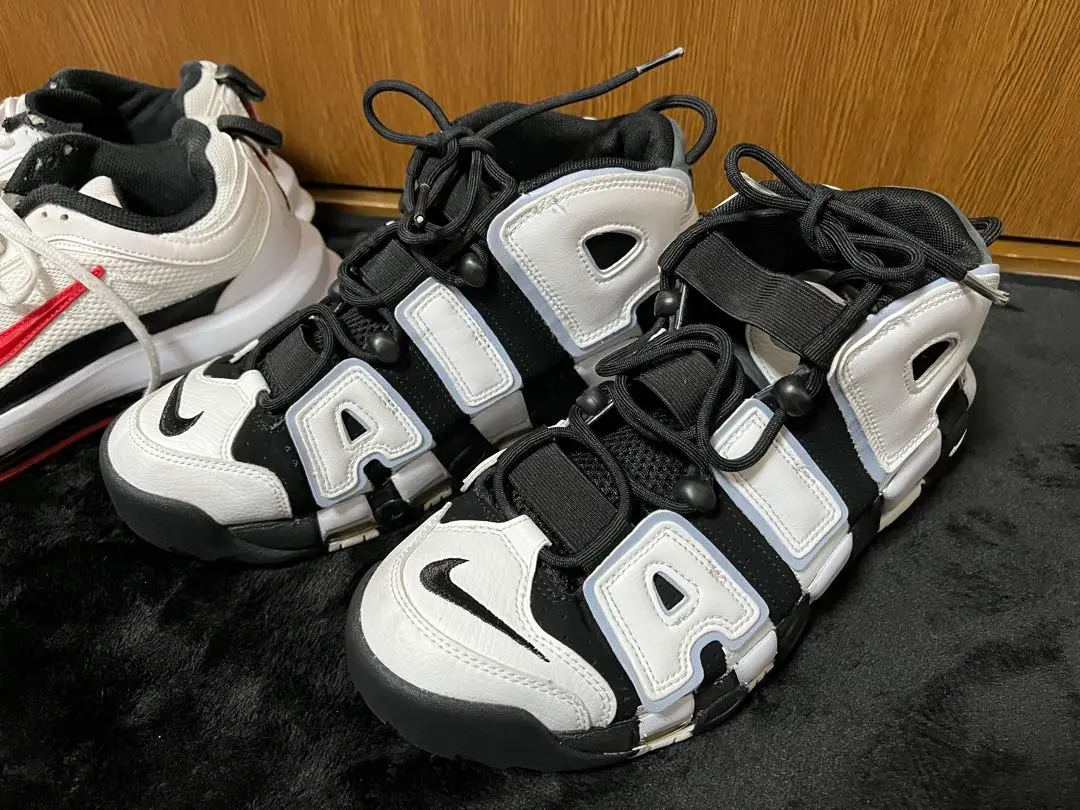 モアテンNike Air More Uptempo \"Cobalt Bliss\" NIKE AIR MORE UPTEMPO '96 BLACK/WHITE-MULTI-COLOR-COBALT