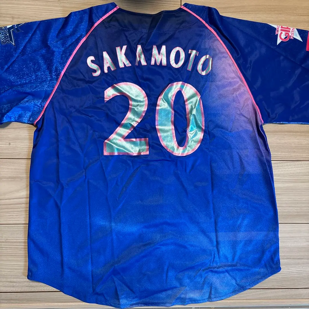 坂本裕哉　ユニフォーム　ビジター　サイン　Lサイズ 横浜DeNAベイスターズ レプリカユニフォーム 坂本裕哉 Lサイズ