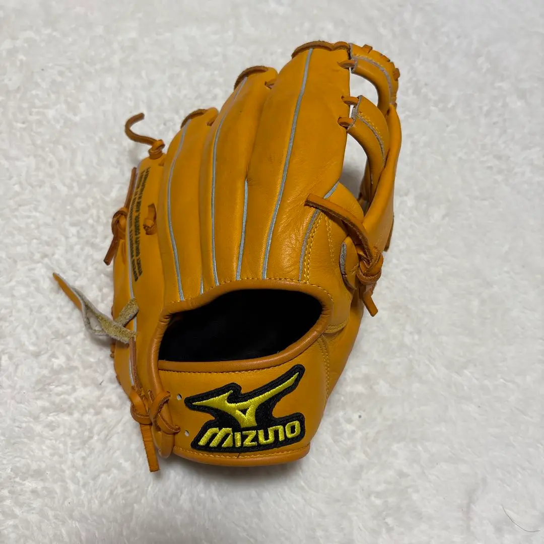Mizuno SteerSoft 軟式グラブ サウスポー　ブラック ブルーロゴ m75063643351_1.jpg?1740918214