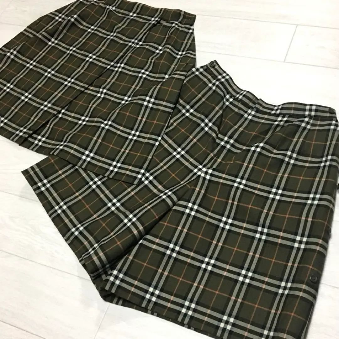 ✨超希少サイズ♡激レア✨バーバリーゴルフ キュロット　ノバチェック総柄　15 バーバリー ゴルフ キュロット ノバチェック - メルカリ