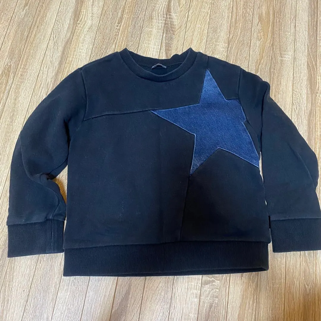 Thumbnail of DIESEL Black Denim Patch Sweatshirt - Diesel Star Pattern Hoodie