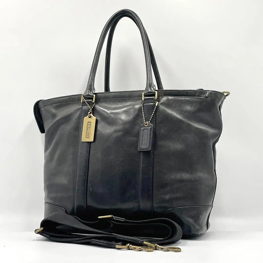 c*c様 COACH ブラック　レザートートバッグ　70600 2025年最新】70600 coachの人気アイテム - メルカリ