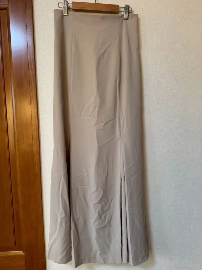 Thumbnail of dazzlin beige long skirt