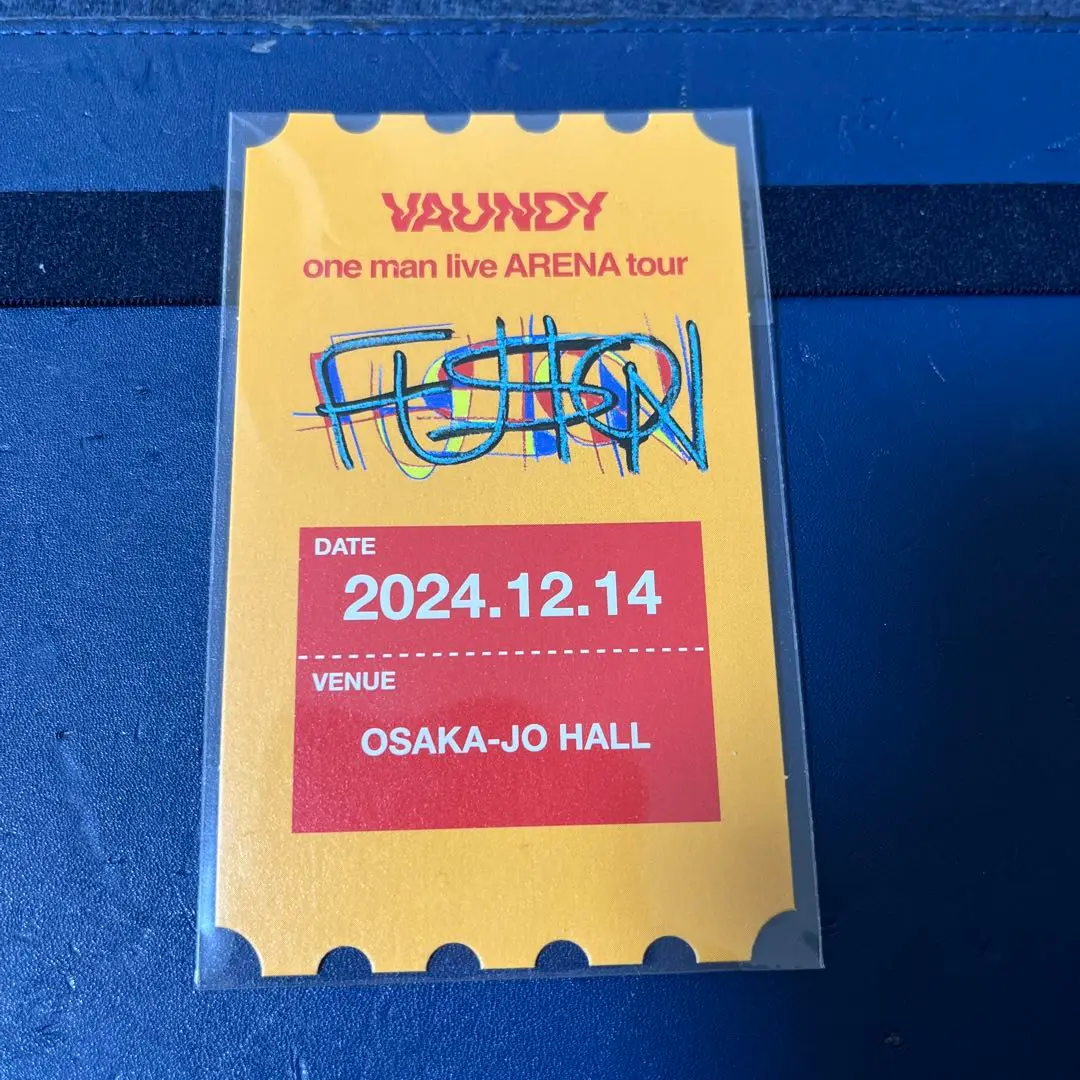vaundy FUSION チケットカード 2025年最新】vaundy チケットカードの人気アイテム - メルカリ