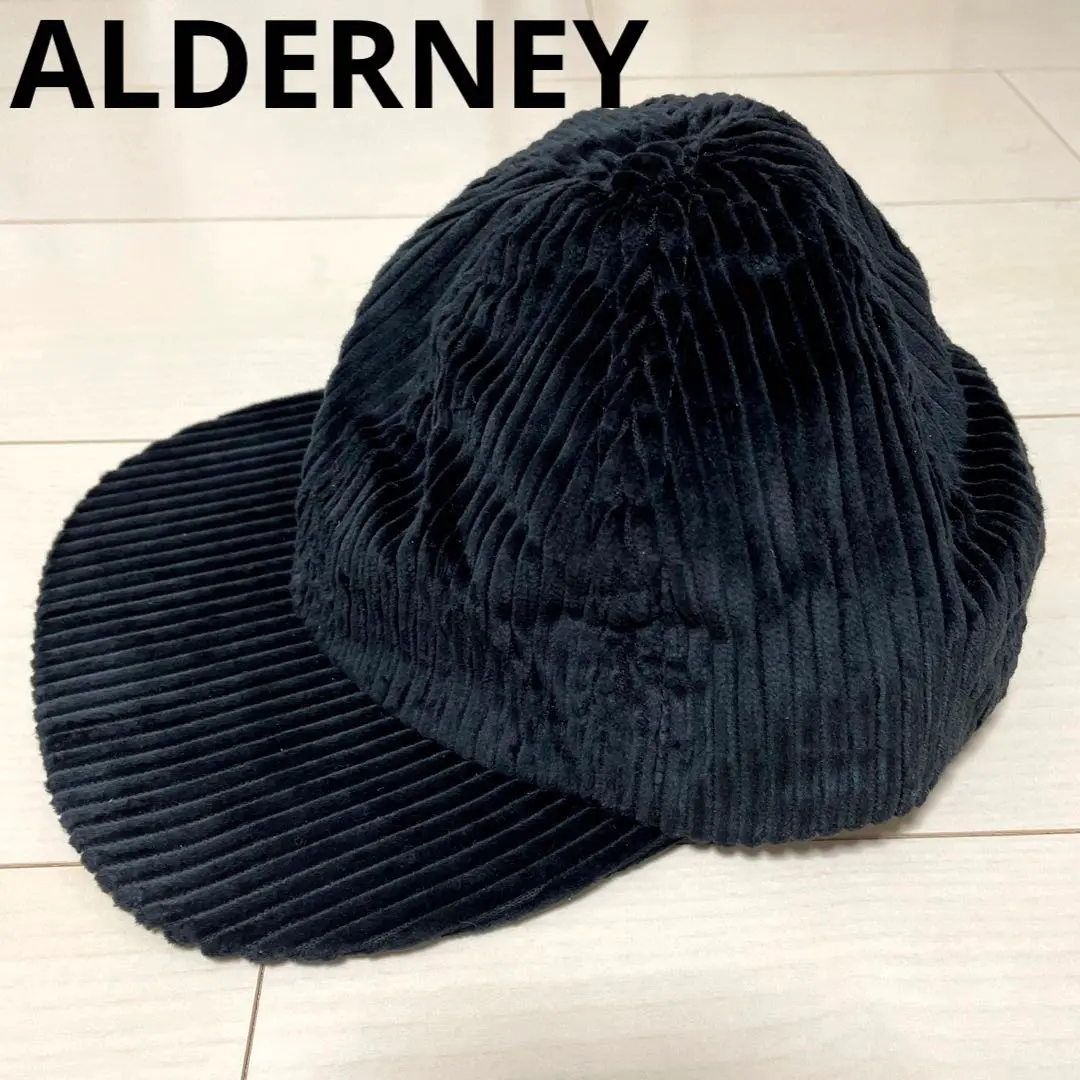 ALDERNEY アルダニー　モールスキン　キャップ黒　英国製ENGLAND 2025年最新】Alderney キャップの人気アイテム - メルカリ