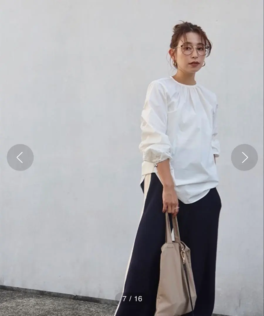 Thumbnail of CREDONA Back Shirring Design Blouse