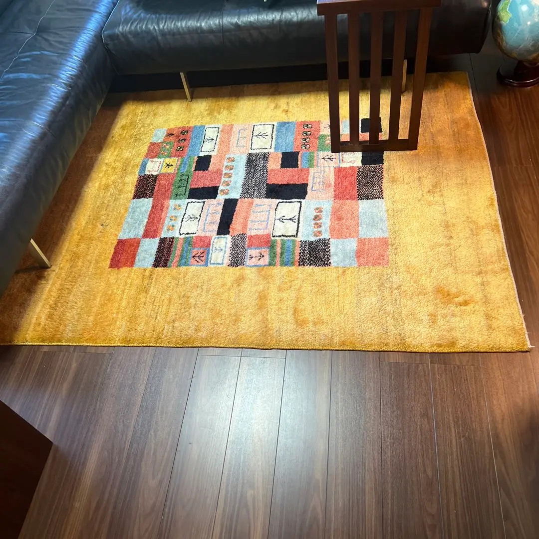 【美品】ゾランヴァリ　ギャッベ　120cm×80cm　ZOLLANVARI ZOLLANVARI】ゾランヴァリ gabbeh ギャッベ 最高峰 カーペット