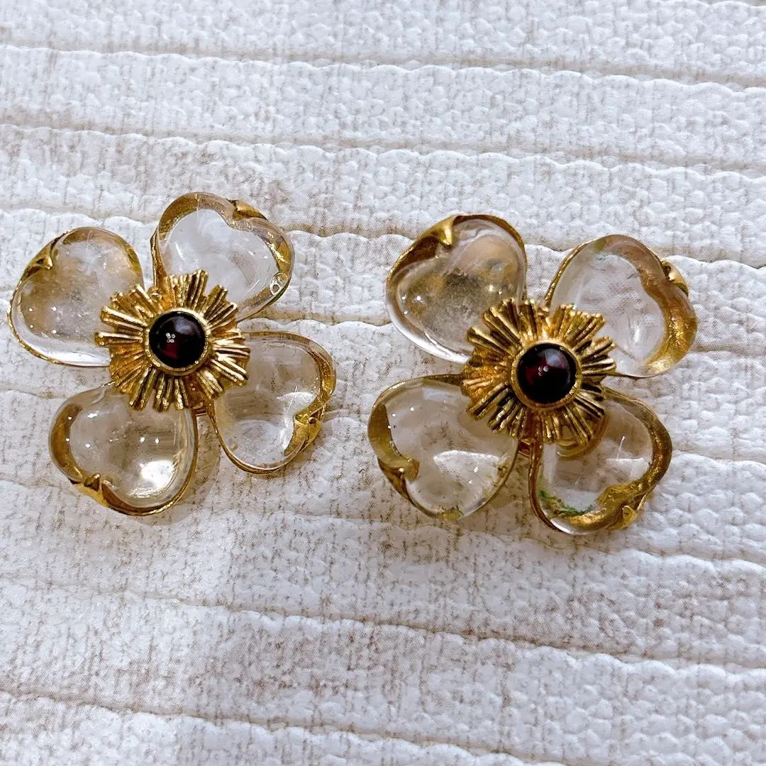 GOOSSENS Paris ピアス　7連　天然石　ジュエリー GOOSSENS Paris ピアス 7連 天然石 ジュエリー