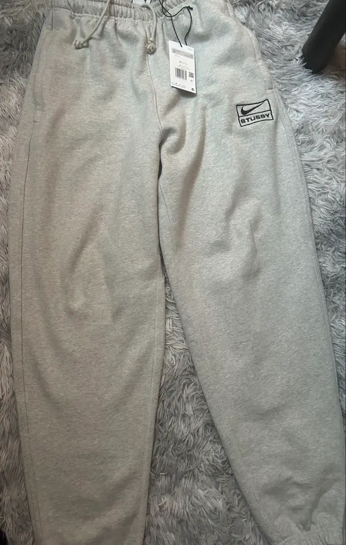Nike stussy スウェットパンツXS 激レア】Nikeナイキ x Stussyステューシー スウェットパンツ 黒