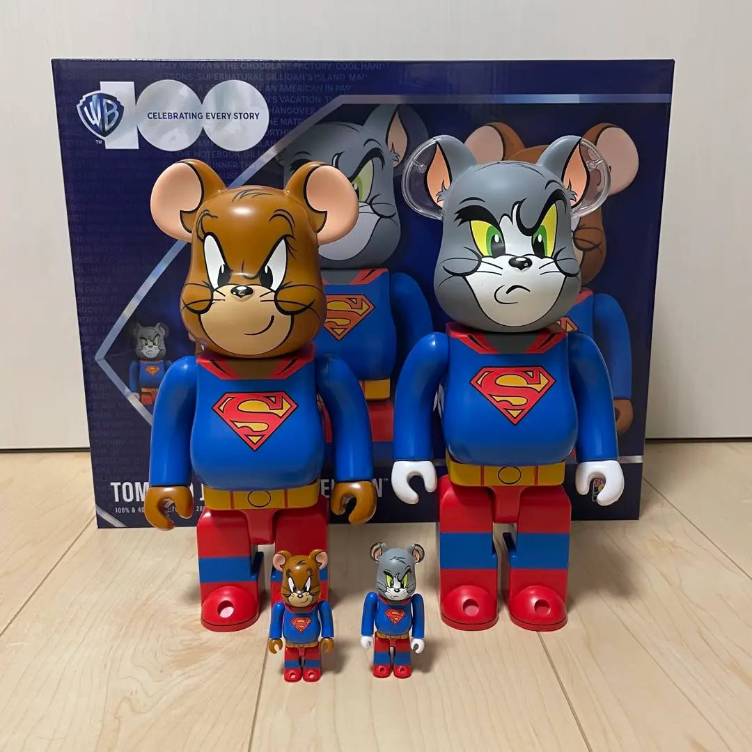 メディコムトイBE@RBRICK ベアブリック トム&amp;ジェリーバットマン400% Amazon.co.jp: BE@RBRICK トムとジェリー TOM and JERRY 2PACK