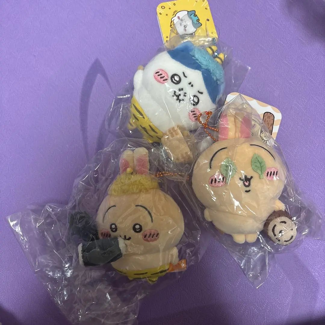 Thumbnail of Chikawa: This is a watermelon splitting! Setsubun! Usagi Mascot Plushie 3-piece set