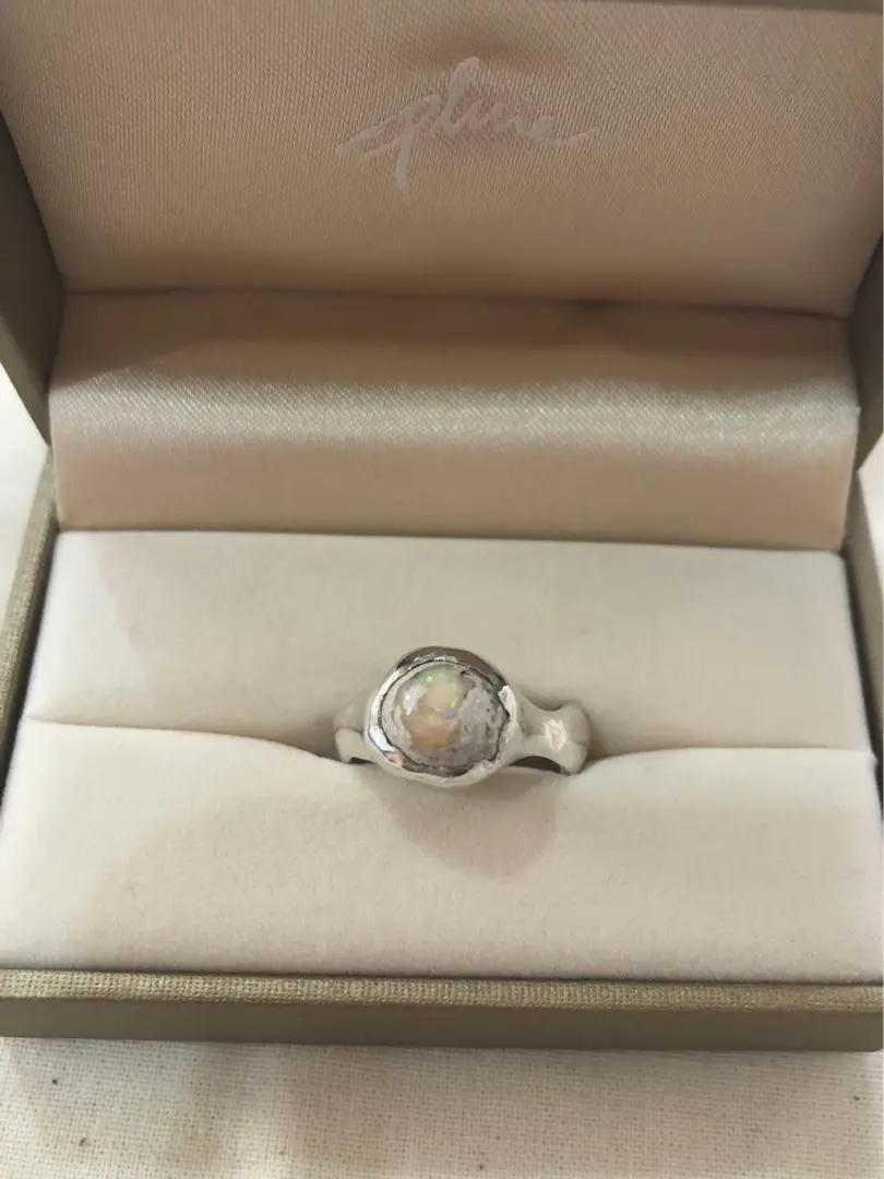 pluie 一点もの GEM RING 12号 2025年最新】PLUIE 材質：シルバー レディース リング・指輪の