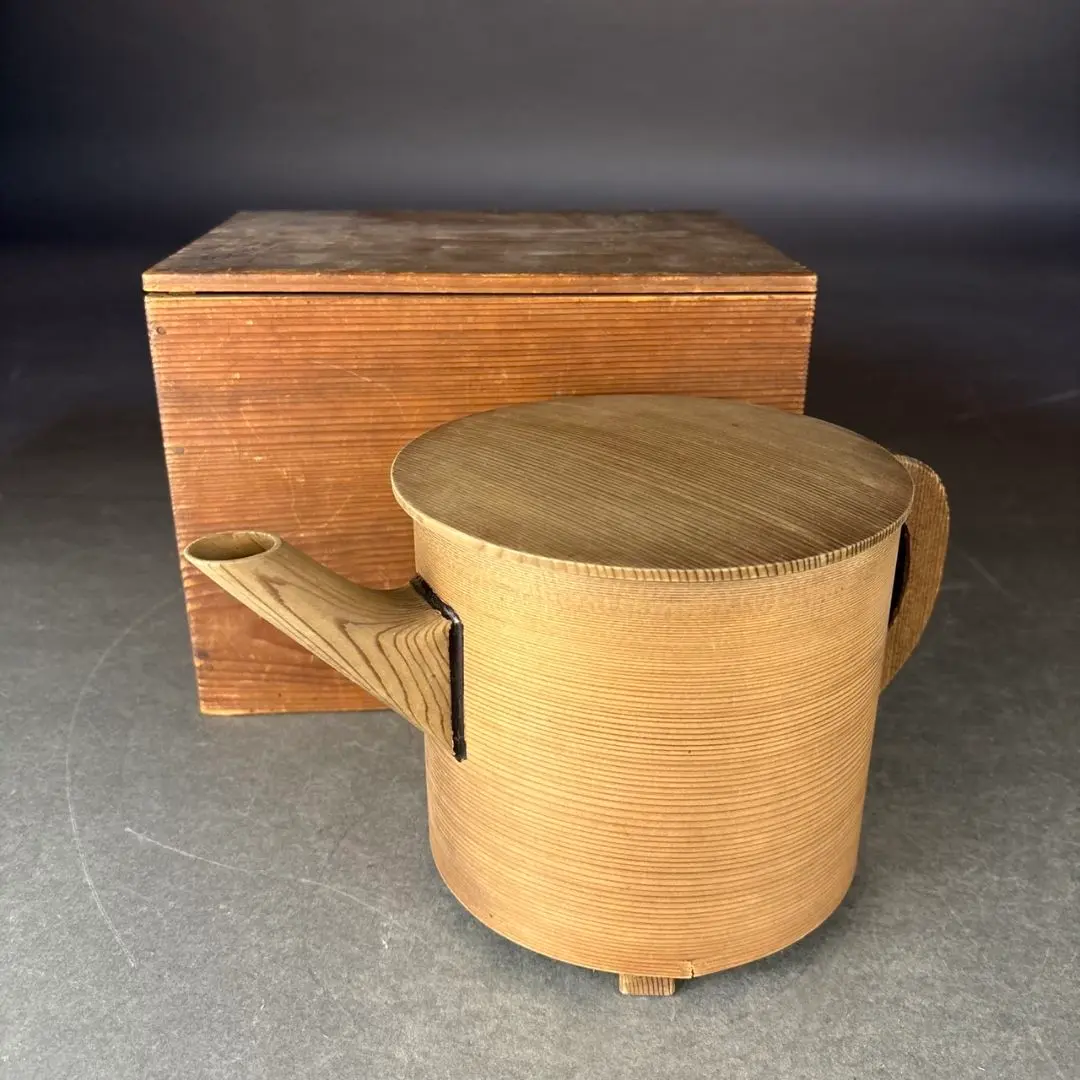 茶道具　塗師　七代駒沢利斎　春舟作　瓢内塗物　瓢杓　柄杓　共箱　M　R7356 茶道具 塗師 七代駒沢利斎 春舟作 瓢内塗物 瓢杓