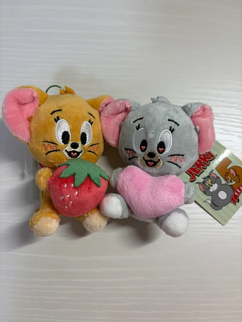Thumbnail of Tom and Jerry Strawberry Mascot Heart & Star Mascot