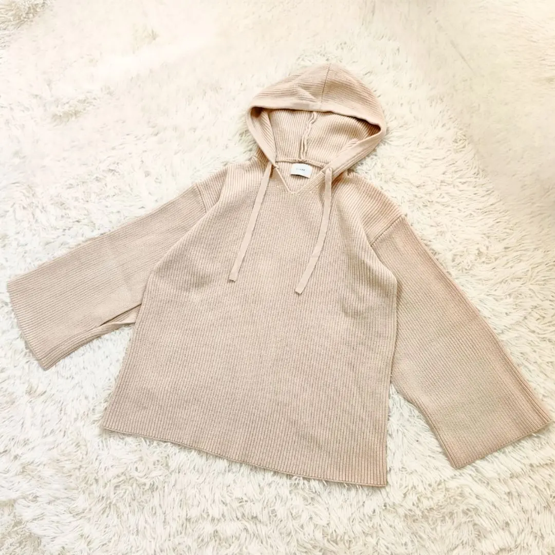 Thumbnail of CLANE WIDE HOOD KNIT TOPS 1