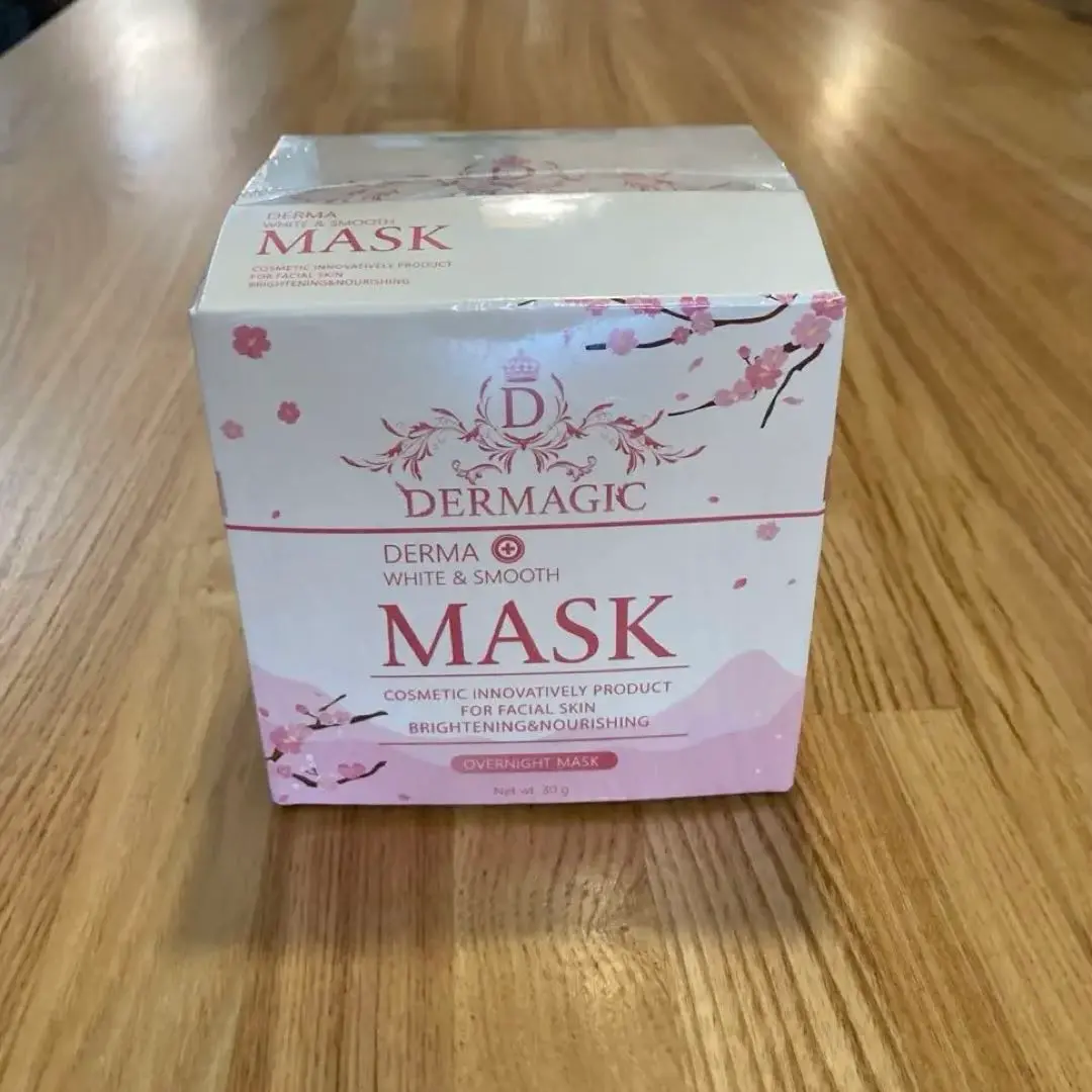 DERMAGIC DERMA WHITE & SMOOTH MASK 3個セット たった一晩で美白とつるつる肌が手に入るスリーピングマスク