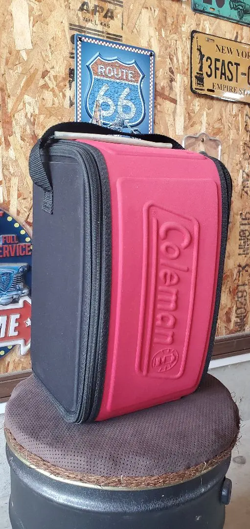 Coleman 　スチールランタンケース　中古 Coleman - Coleman コールマン スチール製 ランタンケースの通販