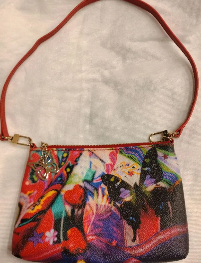 新品　ETROx蜷川実花コラボ　花柄 コンパクトウォレット蝶のチャーム付き 2025年最新】蜷川実花 etroの人気アイテム - メルカリ