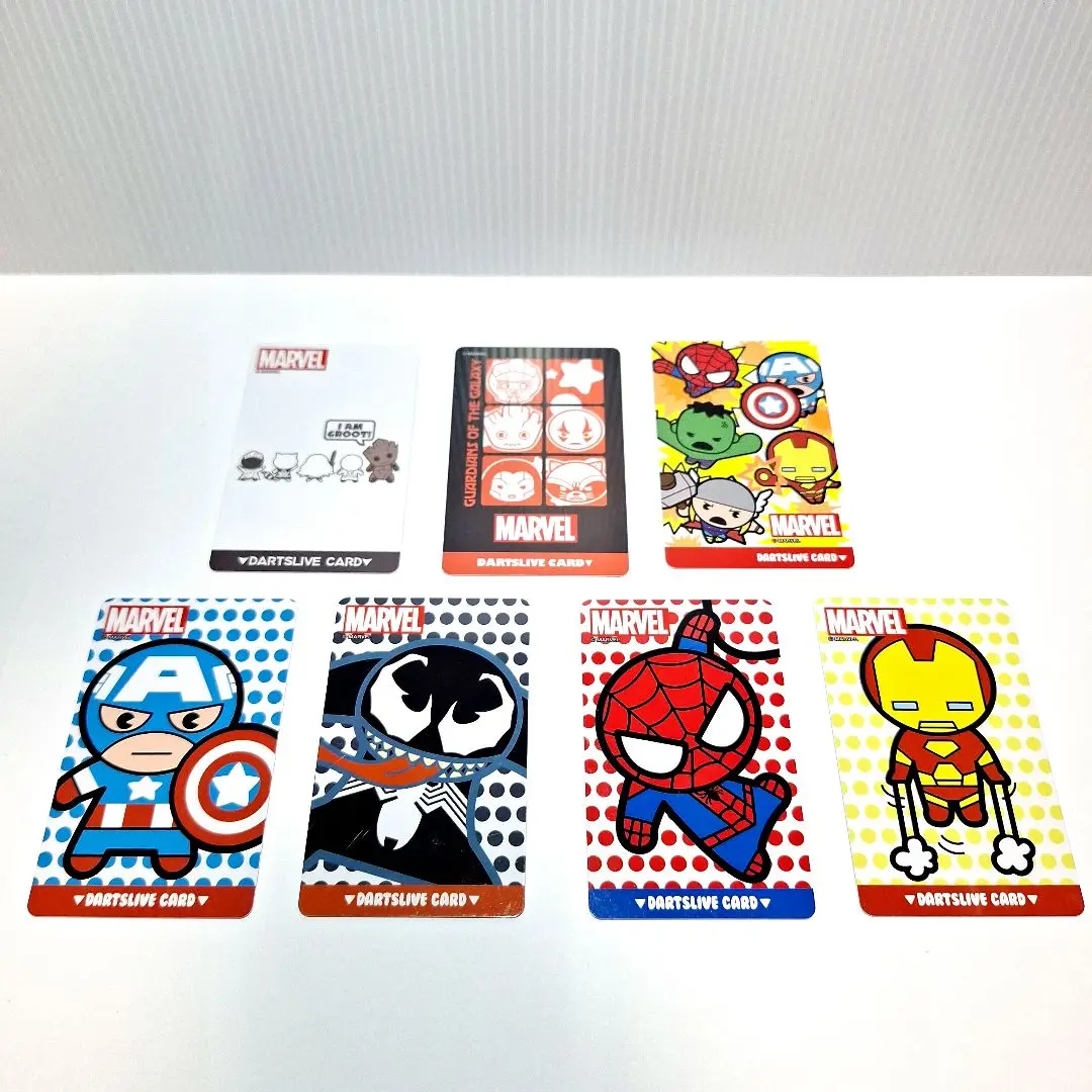 MARVEL DARTSLIVEカード 7枚セット オリジナル MARVEL DARTSLIVEカード 7枚セット - ダーツ ダーツ