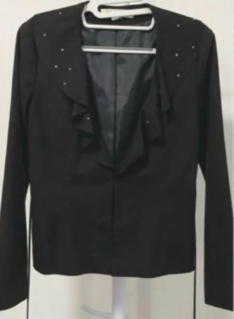 Thumbnail of Pinky&Dianne Frill Tailored Jacket with Stones, Sparkly