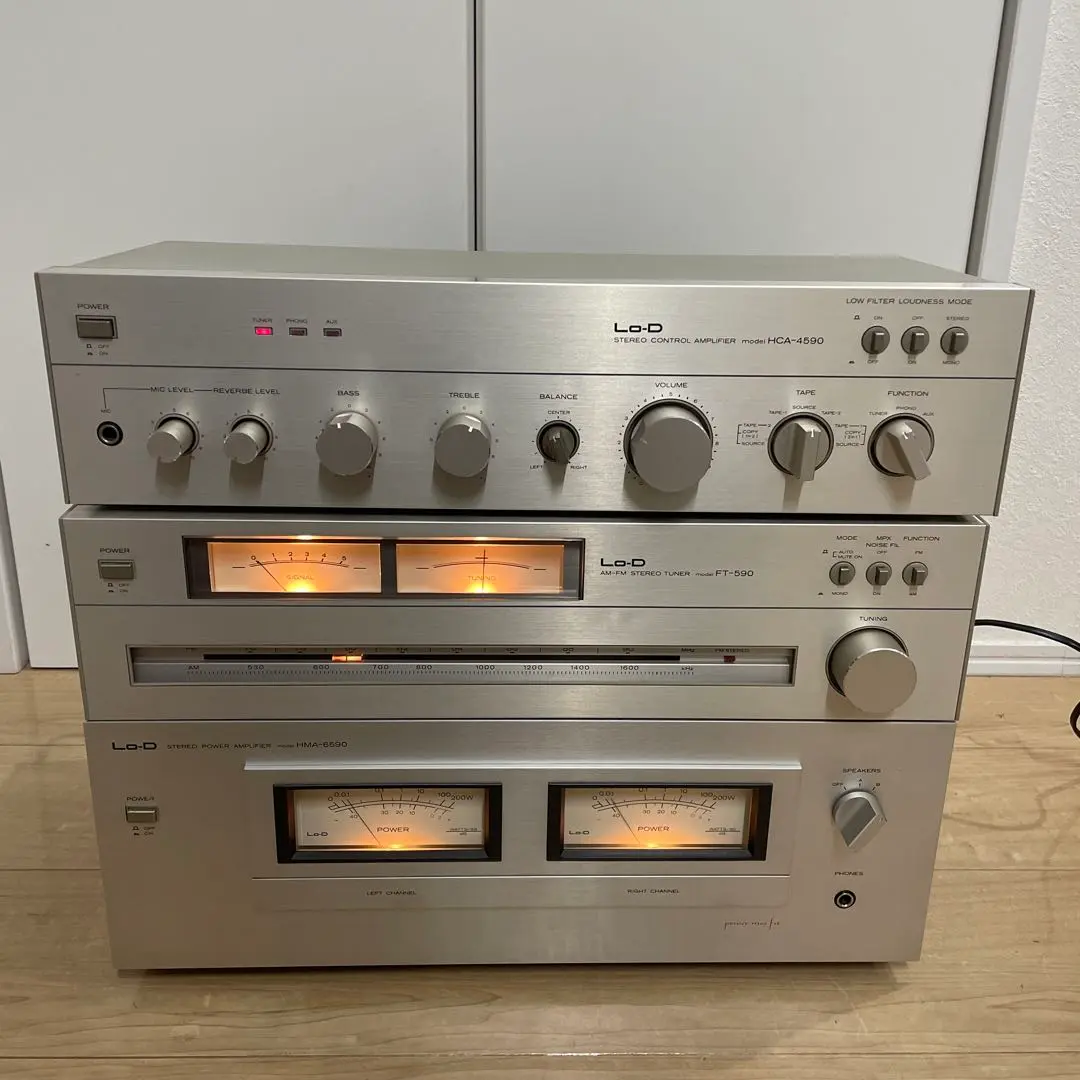 Lo-d MOS FET パワーアンプ『 HMA-6590 』メンテ実施動作品