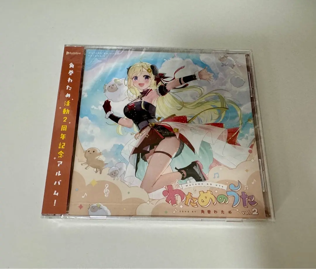 角巻わため　活動2周年記念　LEDアクリルスタンドライト　2周年記念ポストカード 2025年最新】角巻わため 活動2周年記念 LEDアクリルスタンド