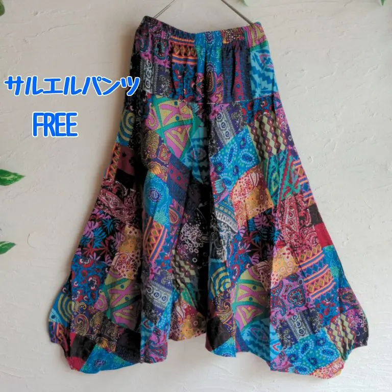 Thumbnail of Sarouel pants, loose fit, comfortable, Asian, ethnic, casual, street style, purple