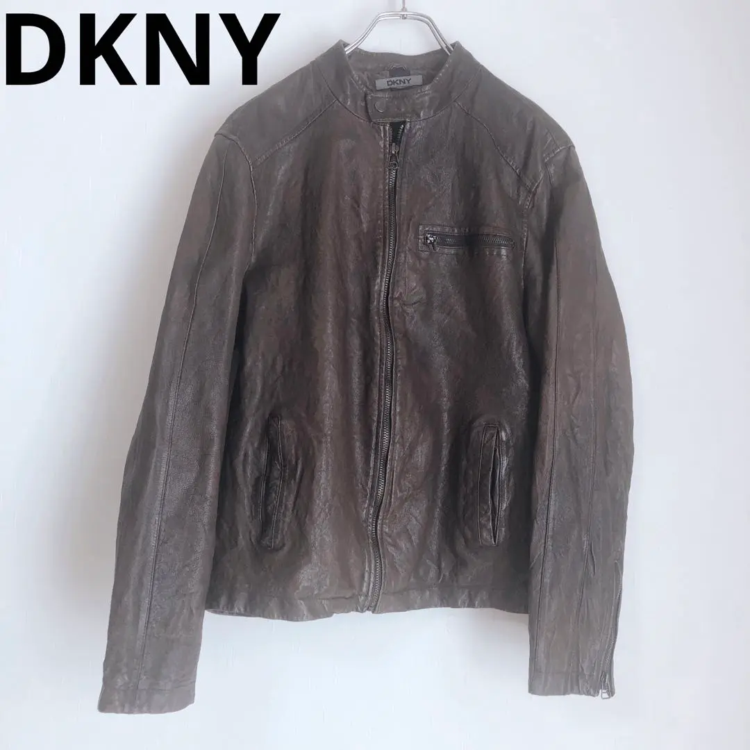 2025年最新】DKNY メンズ レザージャケット・ライダースの人気