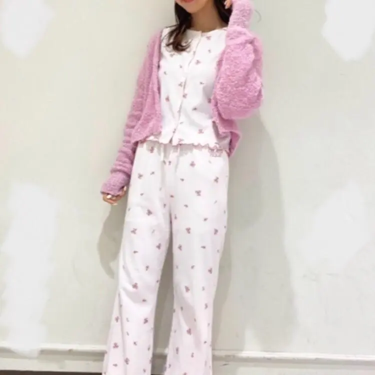 ✨極美品✨ジェラートピケSAKURAペーパーヤーンカーディガン&ガーゼワンピース ✨極美品✨ジェラートピケSAKURAペーパーヤーンカーディガン