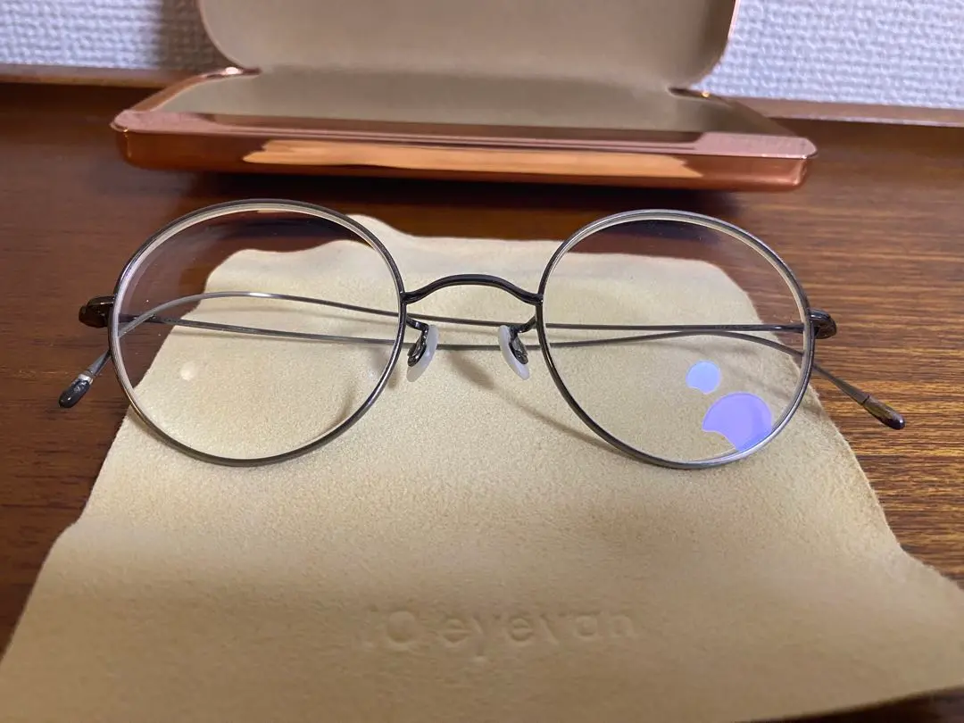 10 eyevan No.5メガネ yelowGold メガネチェーン付き 10 eyevan｜no.5 - 3S｜PRODUCT｜Continuer Inc.｜メガネ