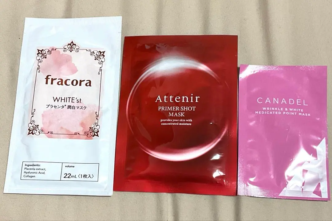 fracora ホワイトマスク 40枚 試してみた】WHITE'st プラセンタ 潤白マスク fracoraの効果・肌
