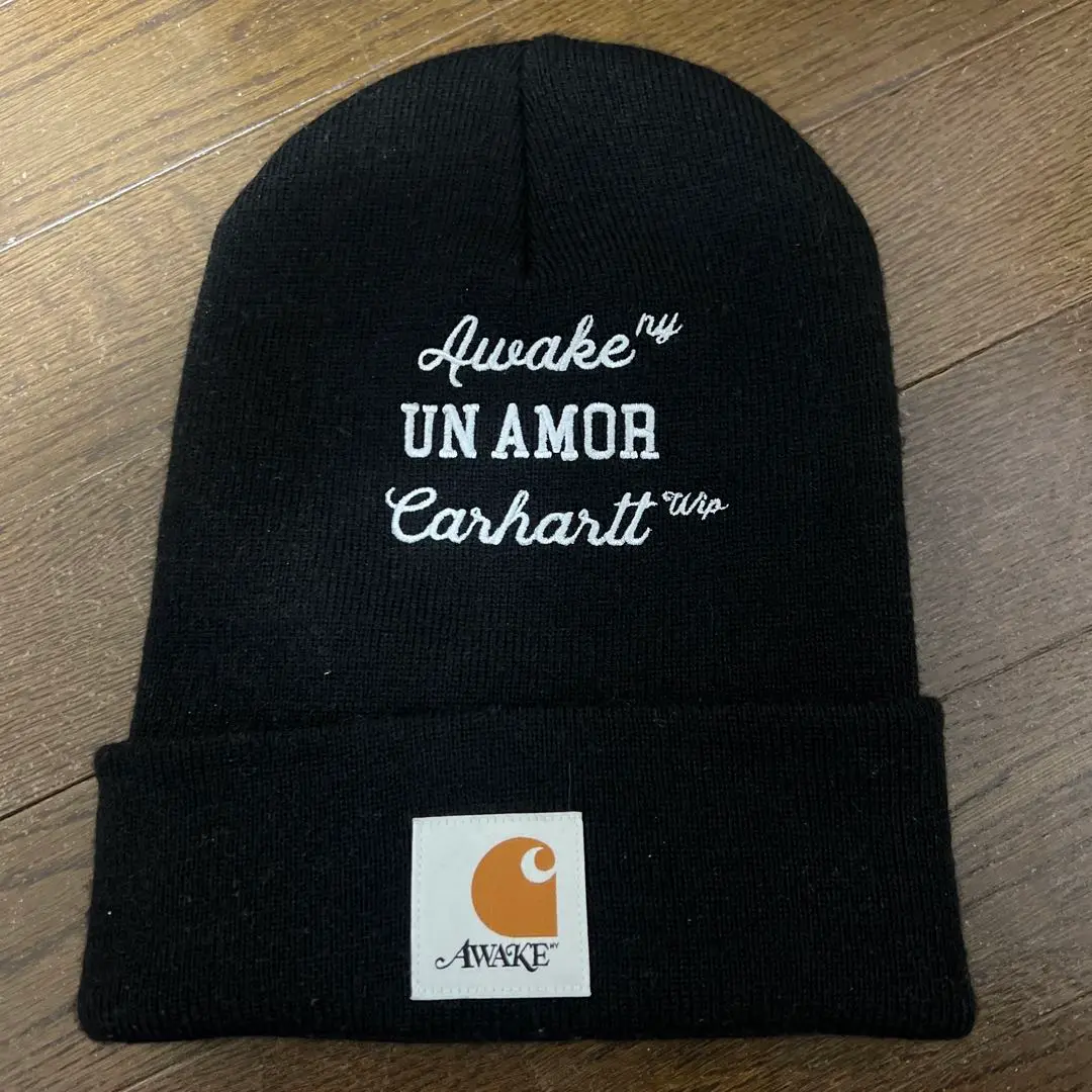 Awake NY x Carhartt Un Amor ビーニー ニット帽 Awake NY X Carhartt WIP Un Amor Beanie Green Men's - SS23 - US