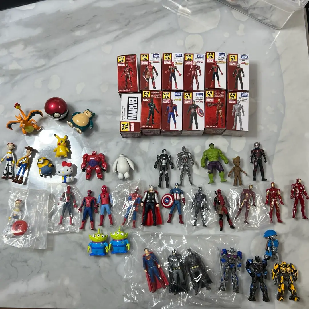 マーベル アクションフィギュア セット メタコレ dc ポケモン 48 pcs マーベル アクションフィギュア セット メタコレ dc ポケモン 48 pcs