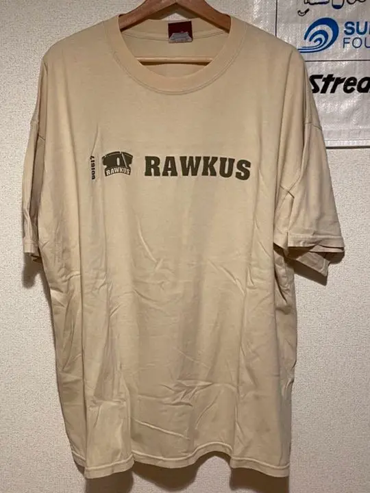 RAWKUS Tシャツ レア ＸＬ  26年前に購入 着丈約72 身幅約52 2025年最新】rawkus tシャツの人気アイテム - メルカリ