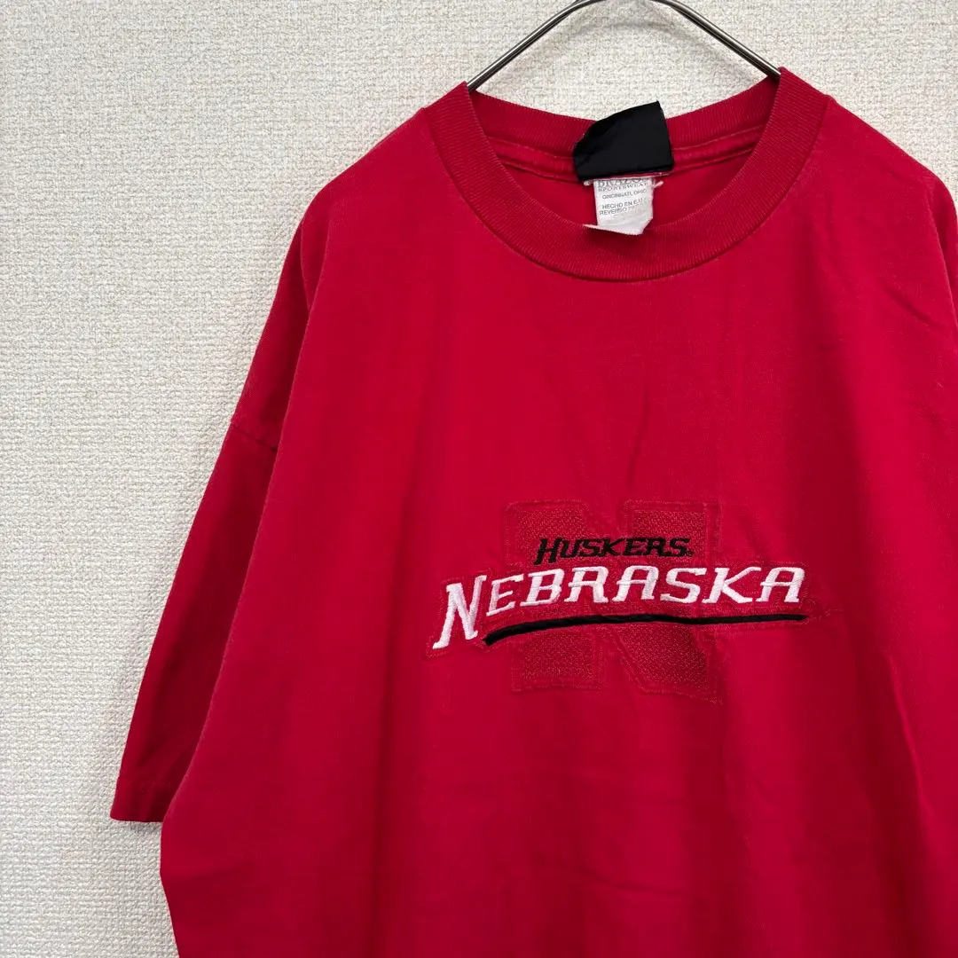 Thumbnail of American vintage clothing t-shirt college embroidery logo XL 2210