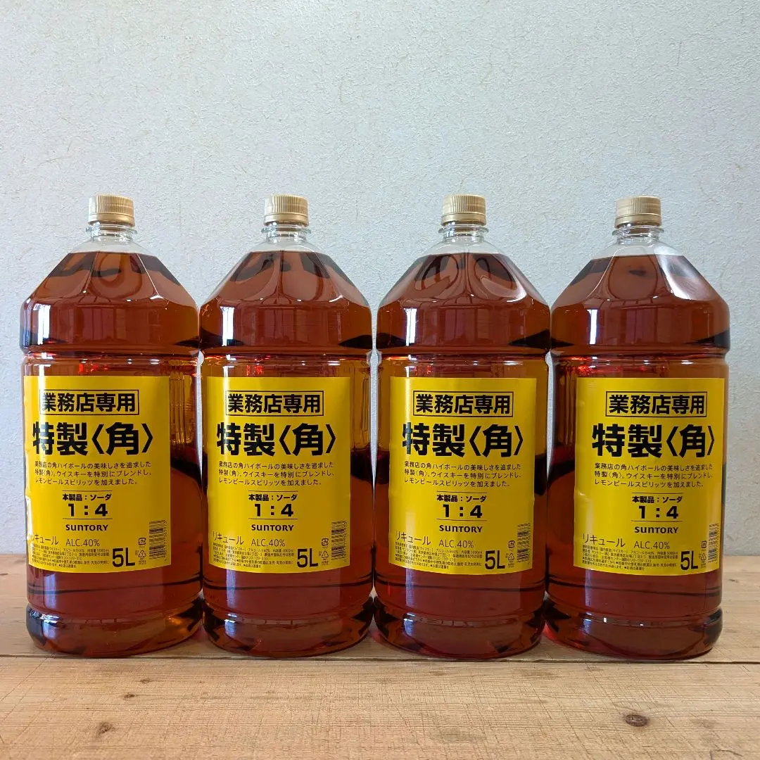 サントリー - [未開封] サントリー 角 ウイスキー ５リットル サントリー 特製 角 40% 5000ml 5l ペットボトル ウイスキー