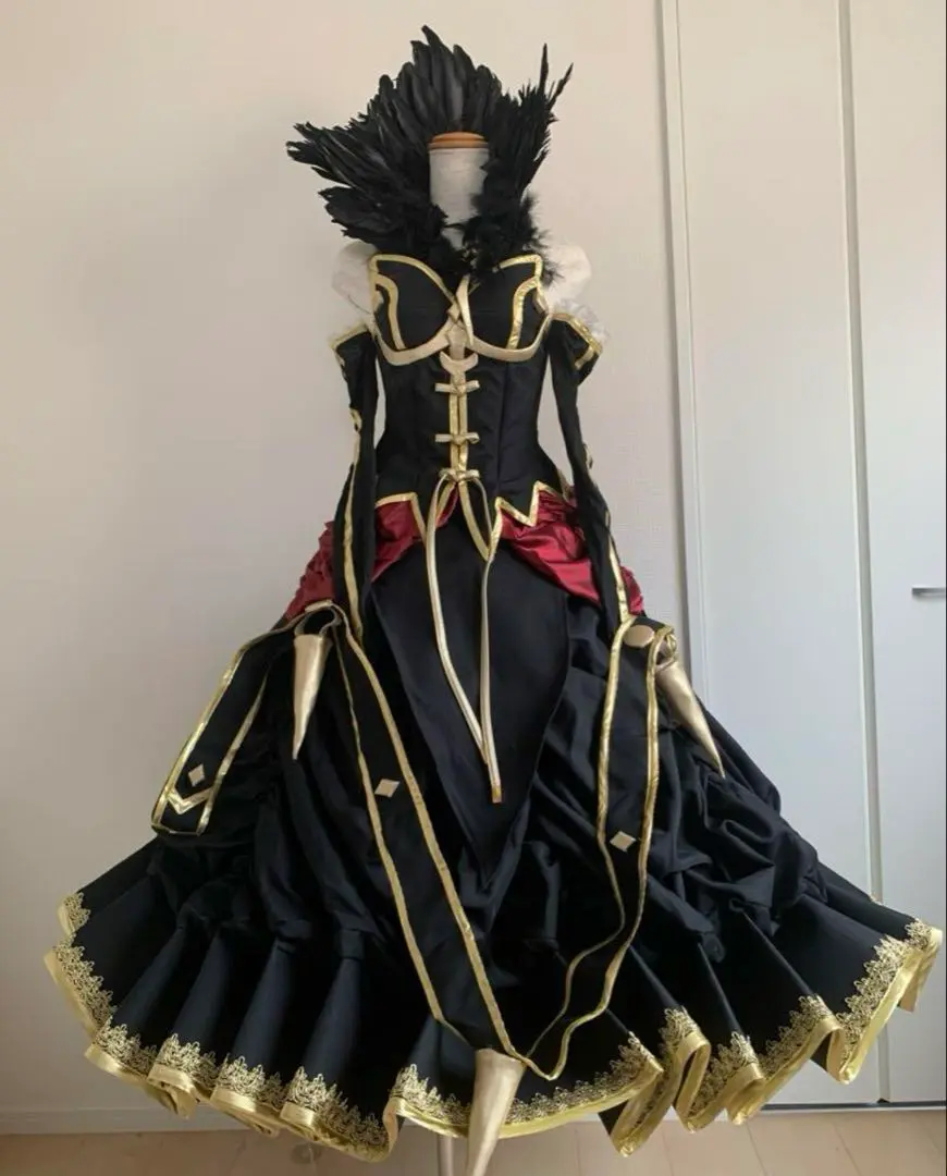 fate grand order セミラミス　コスプレ　衣装、ウィッグ Fate/Apocrypha セミラミス ウィッグ 140cm 黒髪 コスチューム
