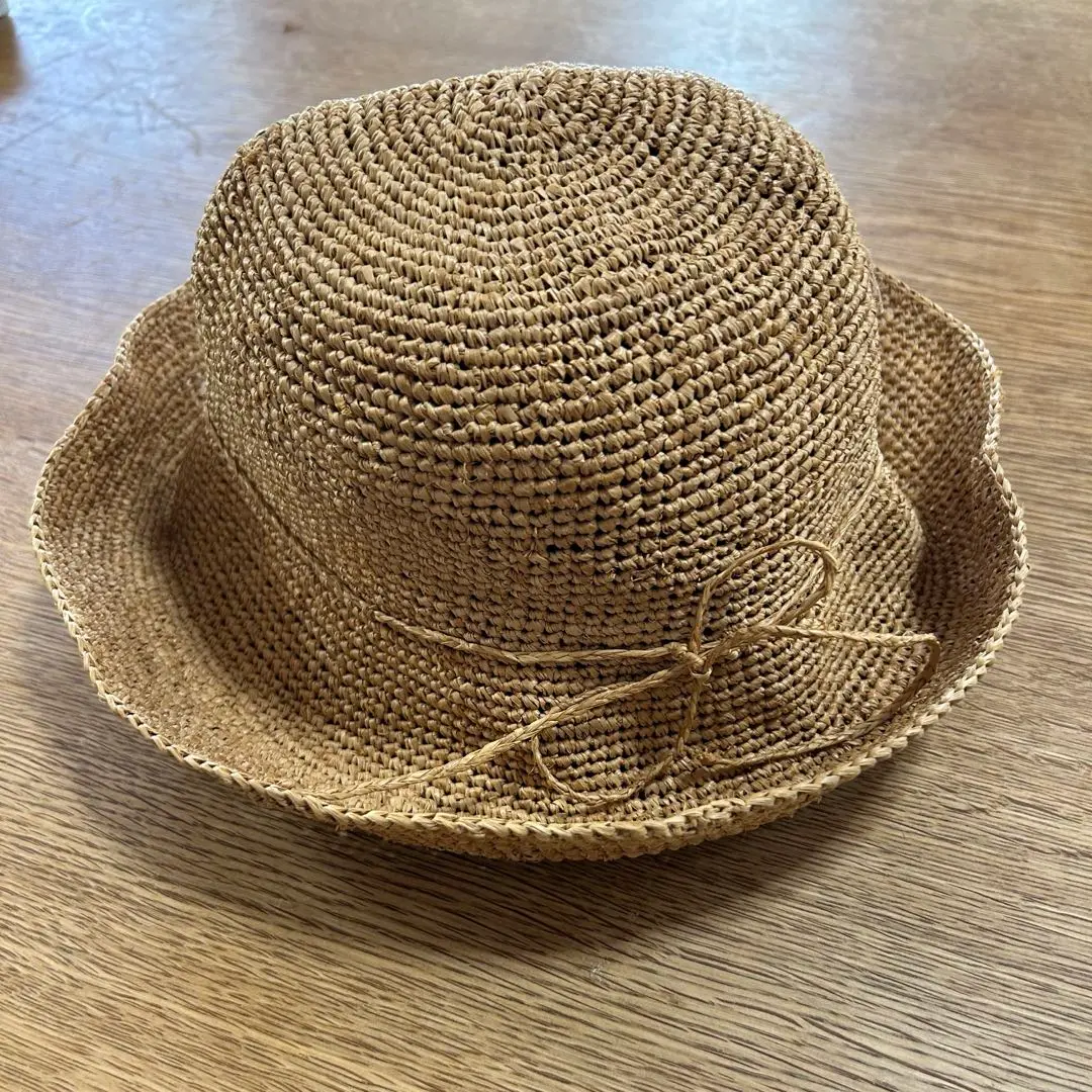 ル ヴィヤージュエンパニエ 麦わら帽子　ラフィアハット未使用 Le Voyage en Panier - maaroo76さま専用 ル ヴィヤージュエン