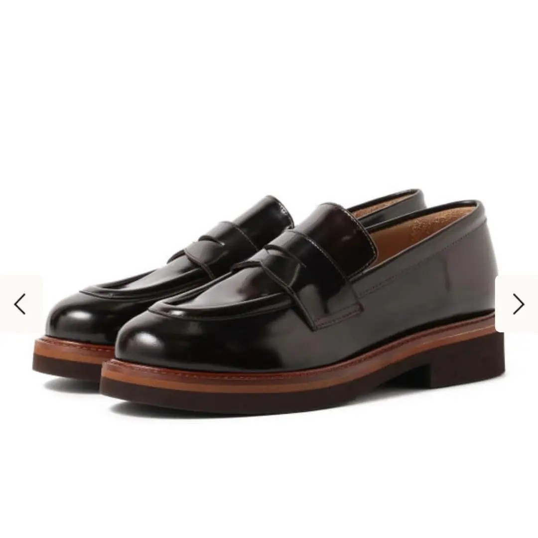 値下げ★美品★PASCUCCI ★ ブラウンローファー★38 パスクッチ PASCUCCI ローファー （BROWN） -ファッション通販