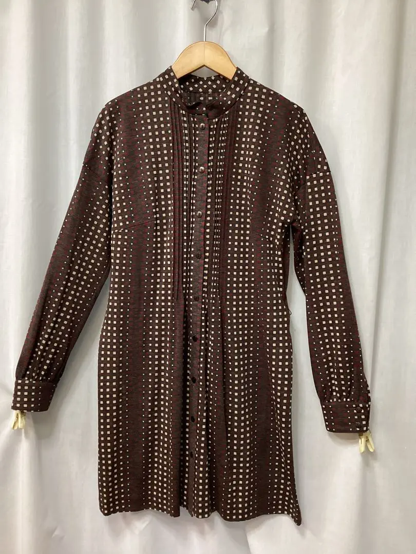 ほぼ新品✦レリアン 五分袖チュニック 13号 トップス レディース ボーダー カットソー tシャツ チュニック