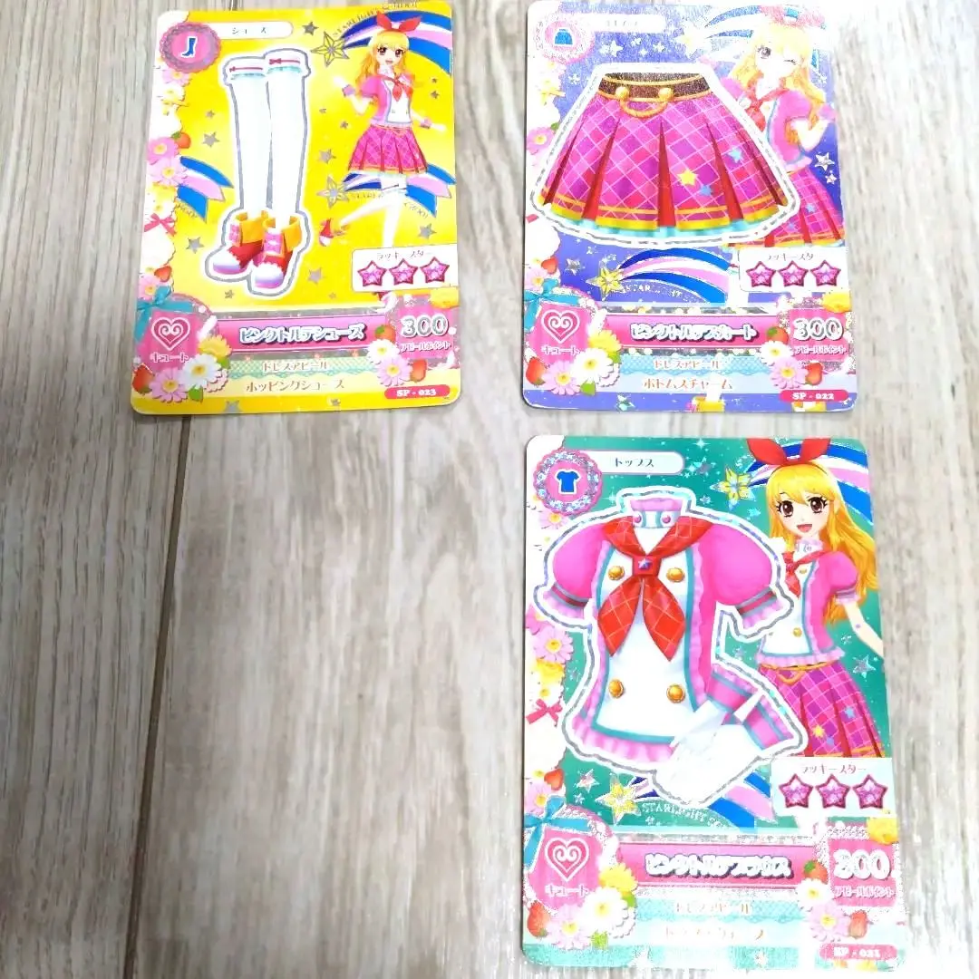 Thumbnail of Aikatsu cards: Pink Torte, 3 cards