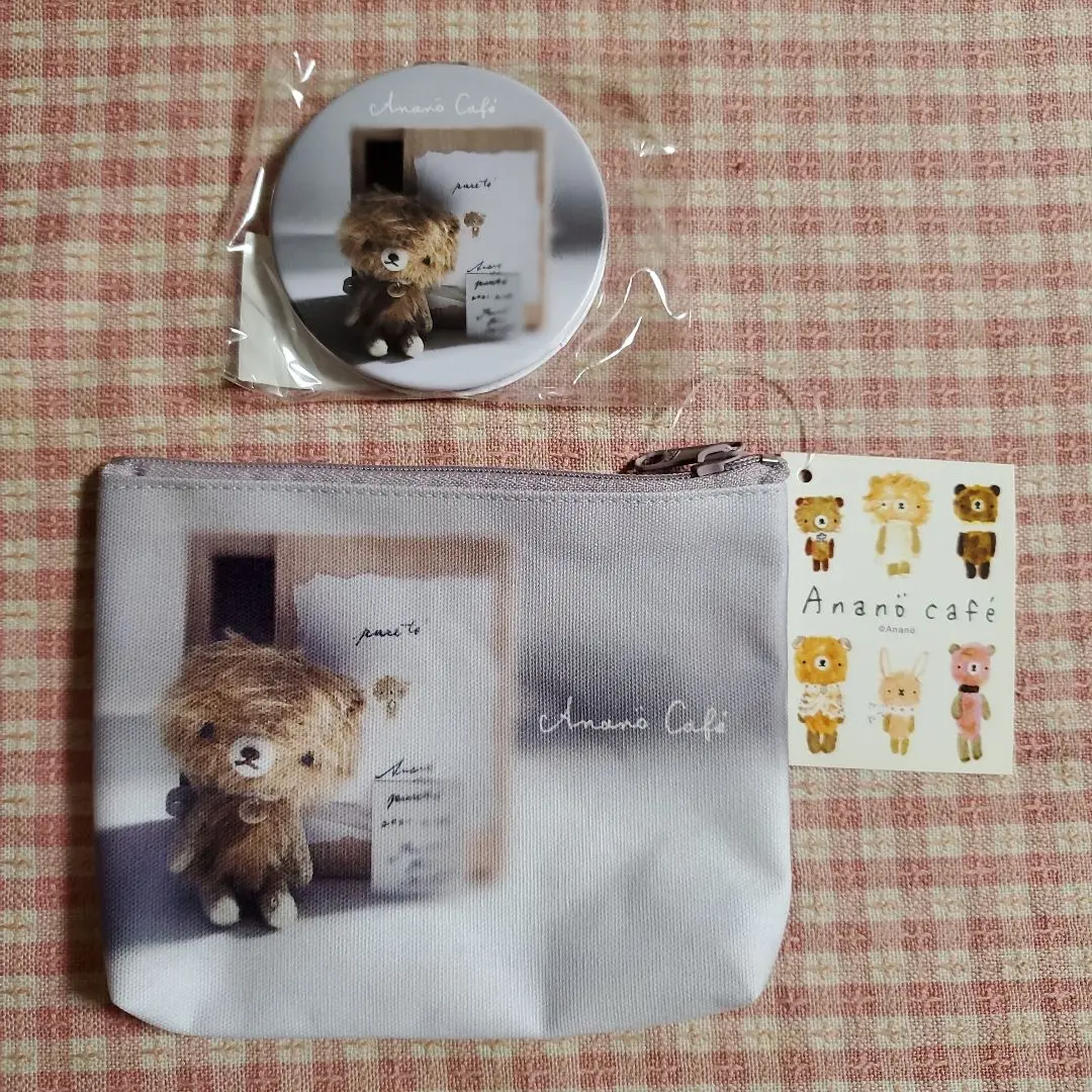 ananoさんベアブラウン　アナノカフェ　ベビー　ベア　ぬいぐるみ ananoさんベアブラウン アナノカフェ ベビー ベア ぬいぐるみ