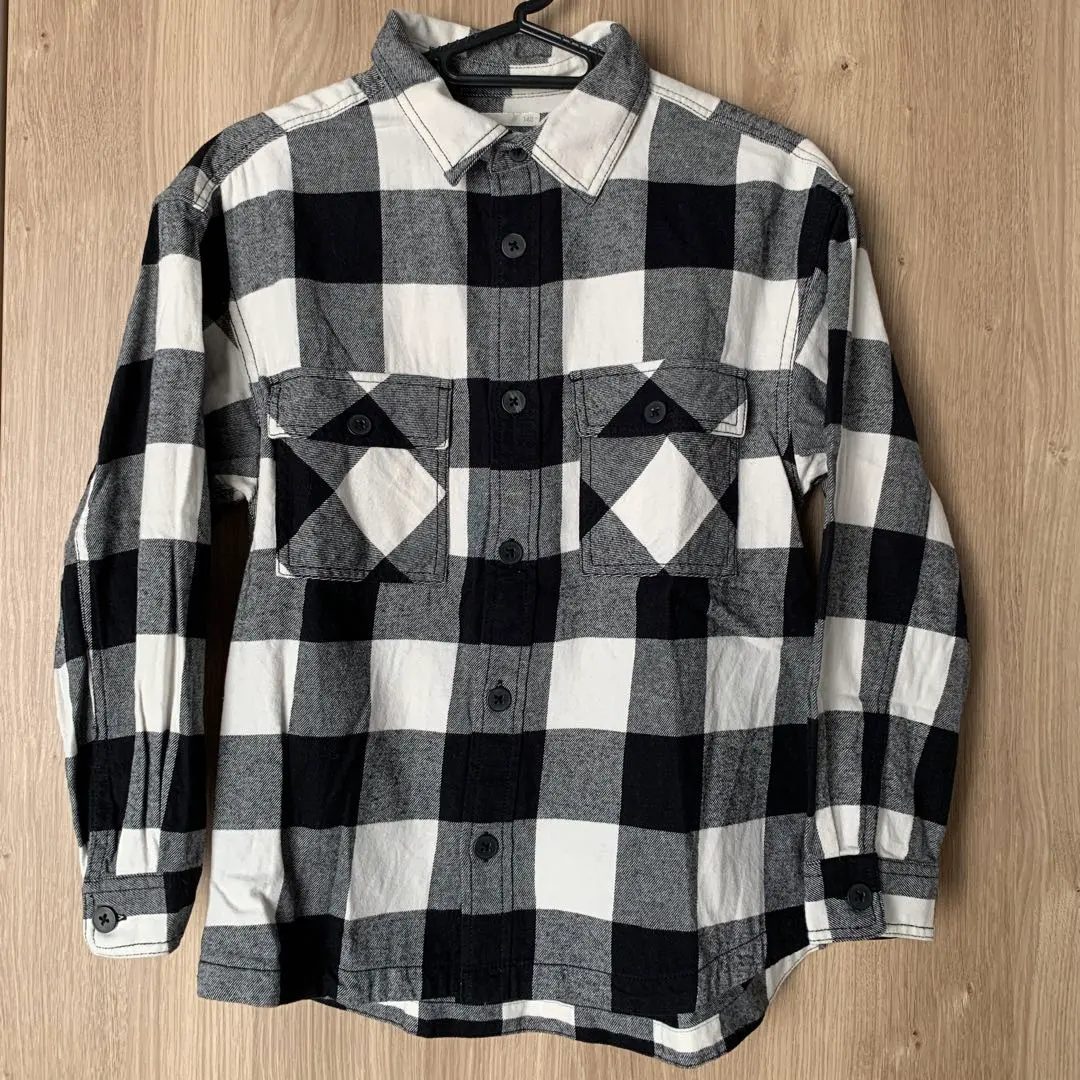 Thumbnail of GU KIDS (Unisex) Flannel Check Shirt - 140cm