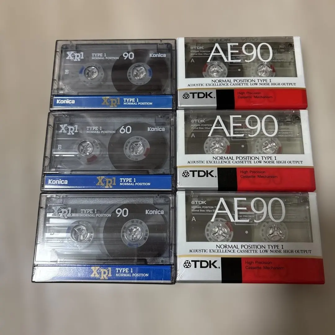 Thumbnail of TDK AE90 & Konica XPR Cassette Tapes - Set of 6