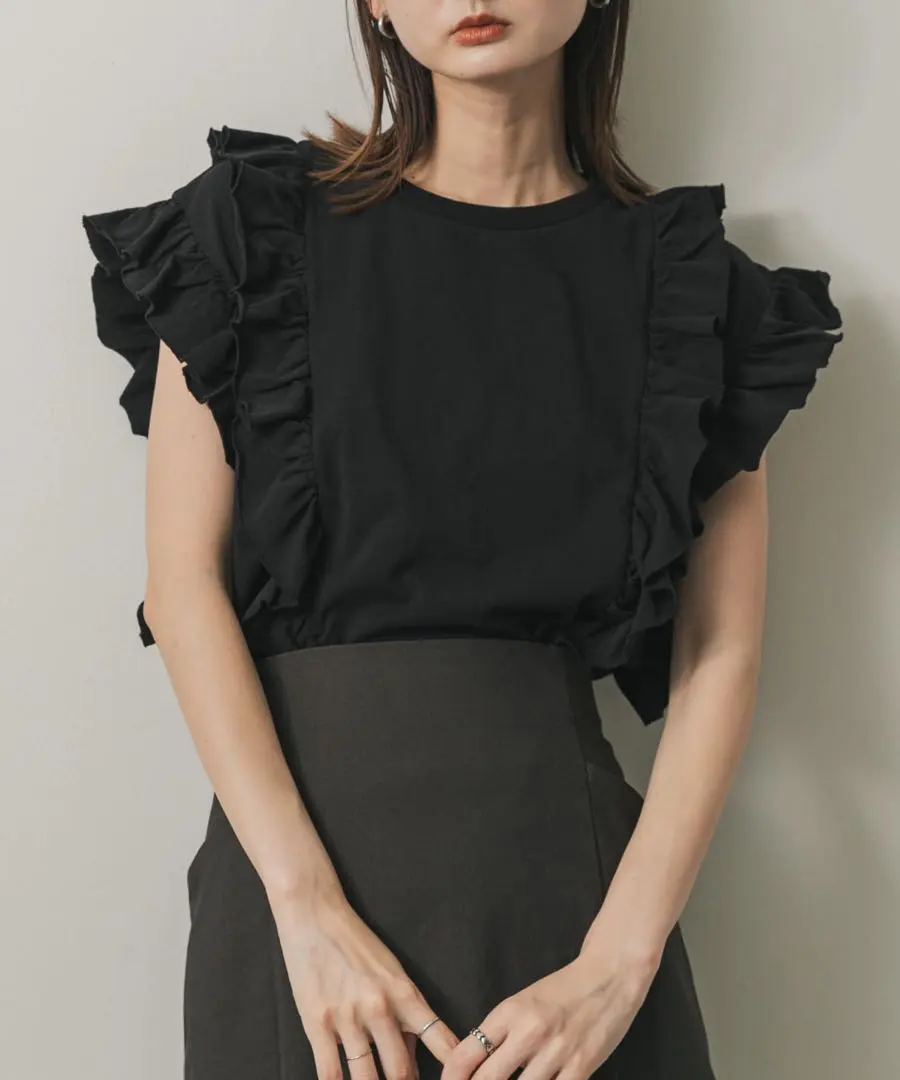 Thumbnail of SENSE OF PLACE Gather Frill Top