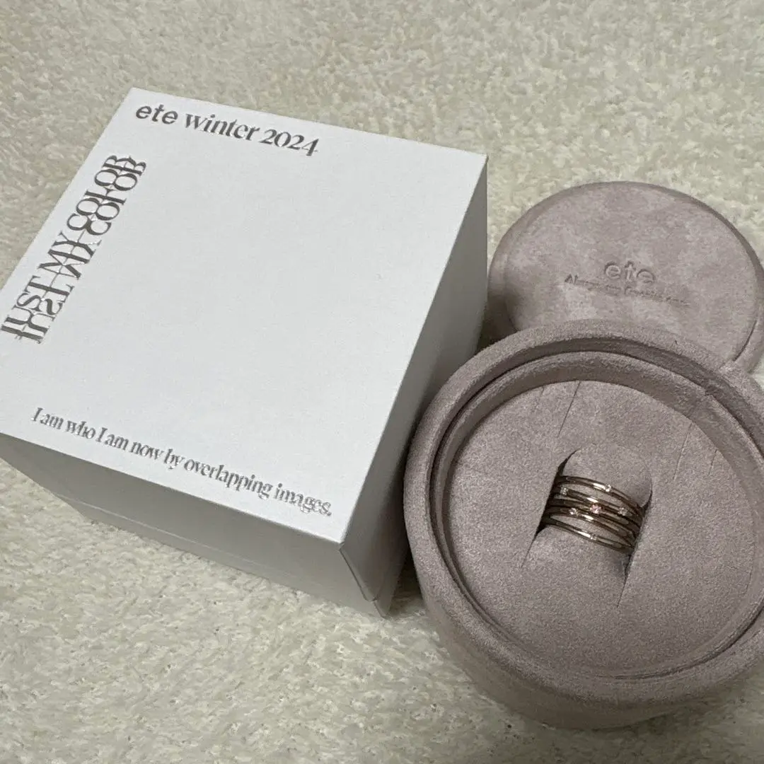 ete My essentials ウィンタートリート2022限定リング ete My essentials ウィンタートリート2022限定リング（ete