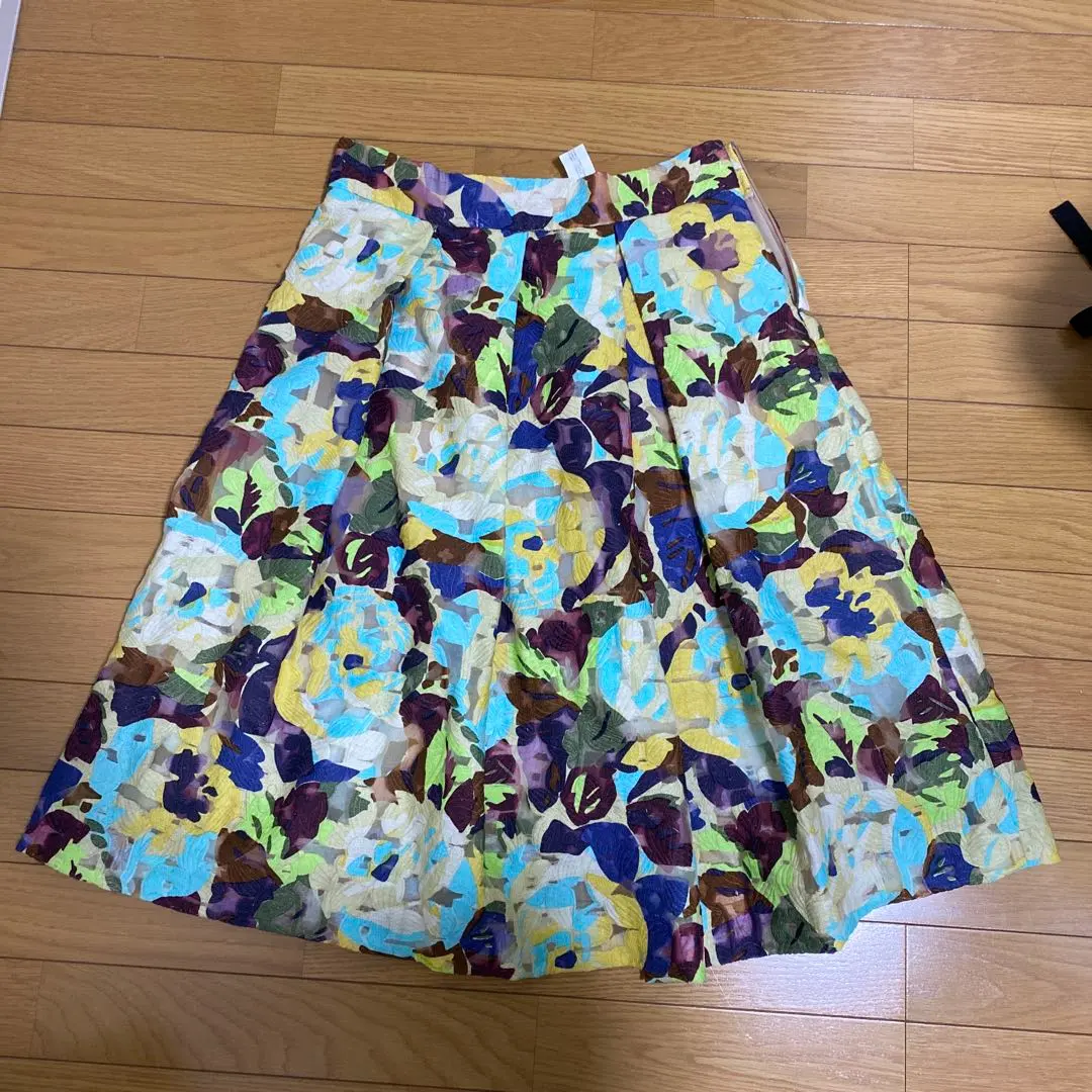 Thumbnail of ZARA floral skirt, women's size L