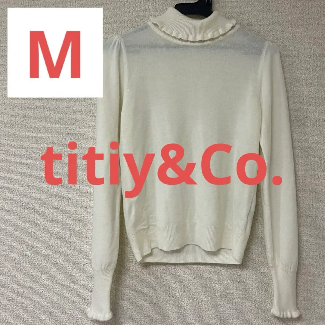 Thumbnail of [Anonymous Delivery] titiy&Co. Titty&Co. Frill Turtleneck Knit